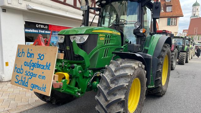 Demonstrationen: Bauernproteste: Politischer Aschermittwoch der Grünen