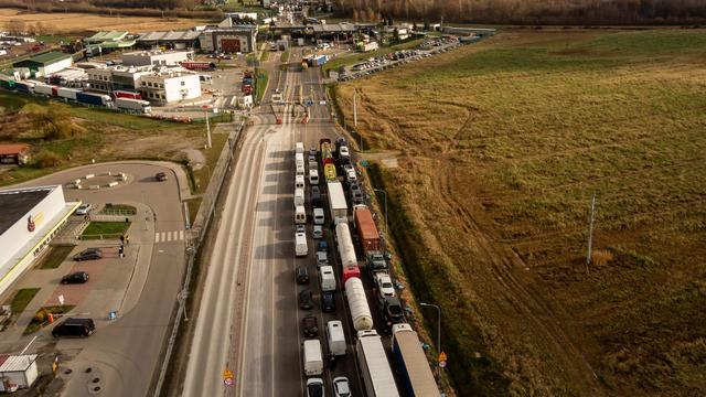 Agrar: Polen: Güterverkehr-Blockade an Grenze zur Ukraine
