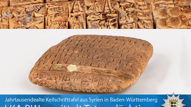 Kunst: Gestohlene Keilschrift aus Syrien in Stuttgart entdeckt