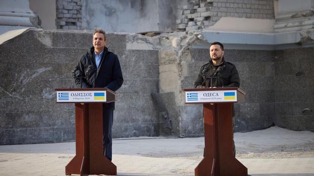 Ukraine: Beschuss während Odessa-Besuch von Selenskyj und Mitsotakis
