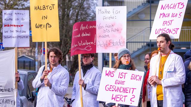Ärzte-Gewerkschaft: Erneuter Warnstreik an Unikliniken in Rostock und Greifswald