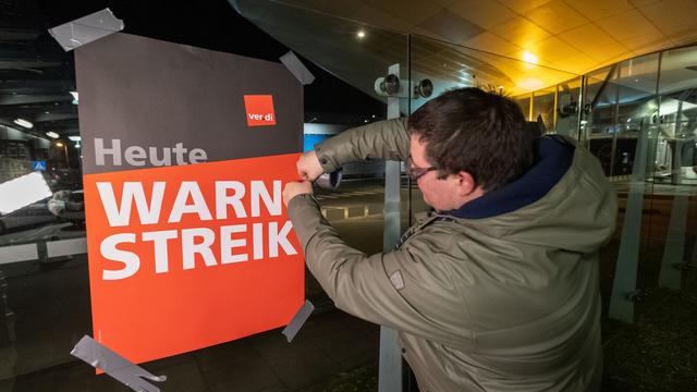 Tarife: Erneuter Verdi-Warnstreik bei Lufthansa angelaufen