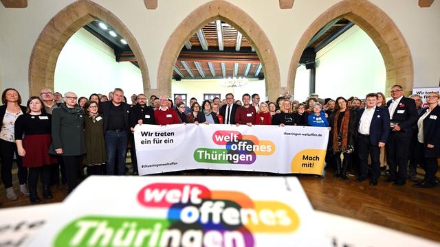 Gesellschaft: Unterstützerzahl für «Weltoffenes Thüringen» verdoppelt
