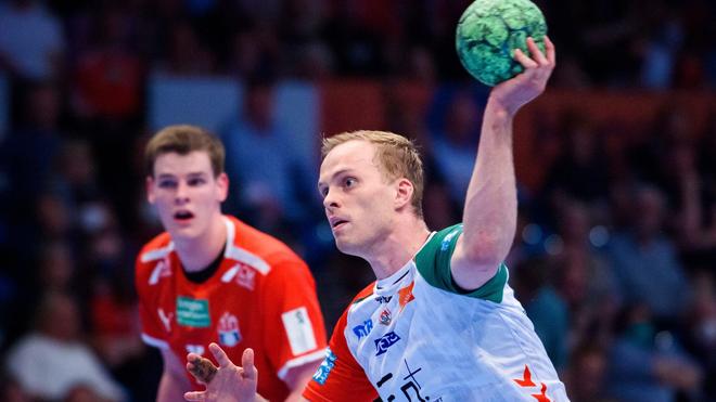 Handball-Bundesliga: Magdeburgs Omar Ingi Magnusson wirft auf das Tor.