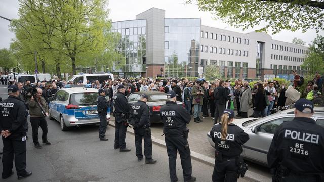 Nahost: Polizei mit Großaufgebot bei «Palästina-Kongress» in Berlin
