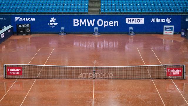 Tennis: Lange Regenpause gleich zum Start des Turniers in München