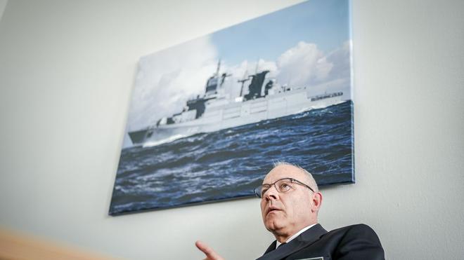 Verteidigung: Vizeadmiral Jan Christian Kaack: «Ich bin mir da mit dem Minister einig, denn wir müssen jetzt in die Flotte der Zukunft investieren.»
