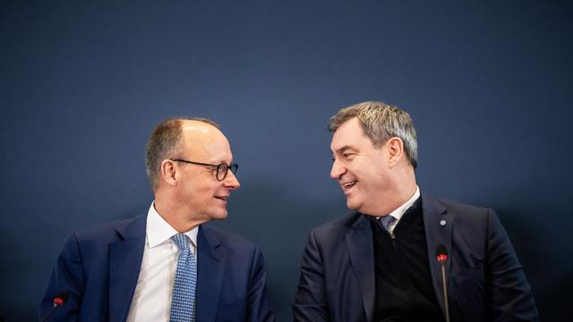 Parteien: Söder sieht Merz als Favorit für die Unionskanzlerkandidatur