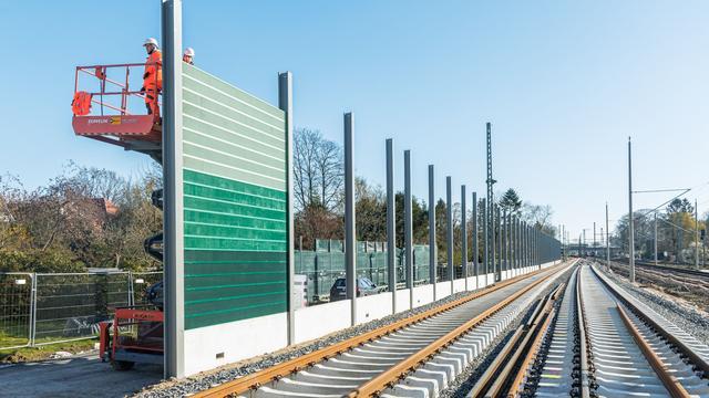 Verkehr: Deutsche Bahn will durchsichtige Lärmschutzwände einsetzen