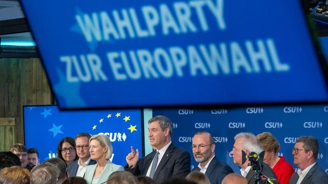 Parteien: Vorläufiges Ergebnis: CSU holt bei Europawahl 39,7 Prozent