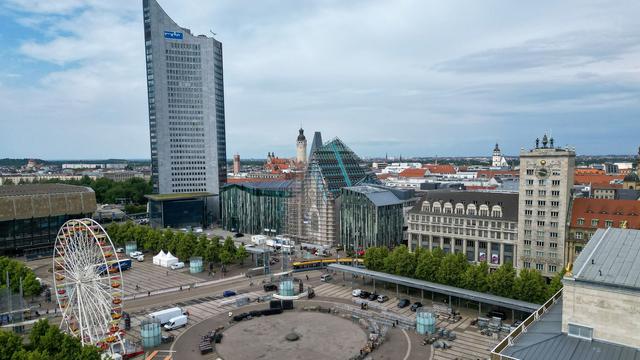 Gefahr von Unwetter: Fanzone in Leipzig bleibt aber zunächst geöffnet
