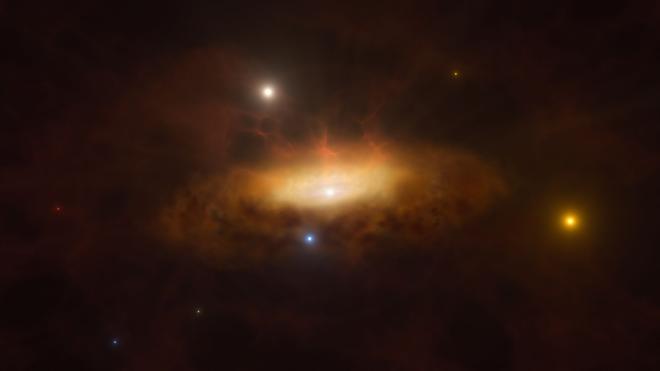 Astronomie: Monster erwacht: Aktivwerden von Schwarzem Loch beobachtet? |  DIE ZEIT