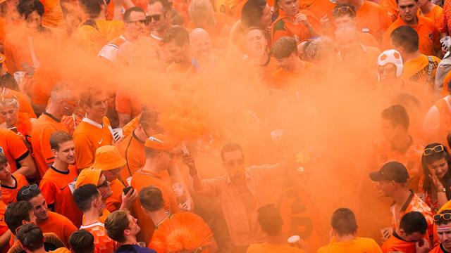 Fußball: Oranje-Party in Dortmund vor dem EM-Halbfinale