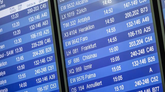 Flughäfen: Normaler Betrieb an Flughäfen - Vereinzelt Ausfälle
