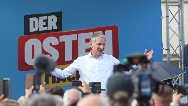 Wahlkampf: Demonstrationen gegen Sommerfest der AfD in Altenburg