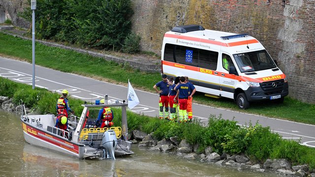 Notfall: Suche nach vermisster Person in der Donau erneut abgebrochen
