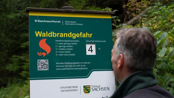 Follow von Trockenheit: In Sachsen there is heiß und trocken - Die Waldbrandgefahr steepen.