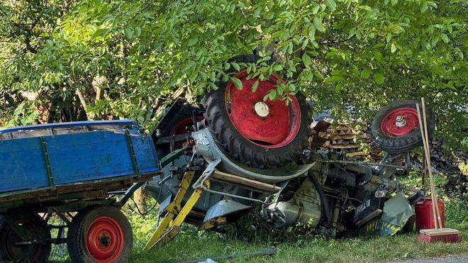 Incident: 15 people were injured during the sweren Incident with a tractor in Mittelfranken. The recovery is not unclear.