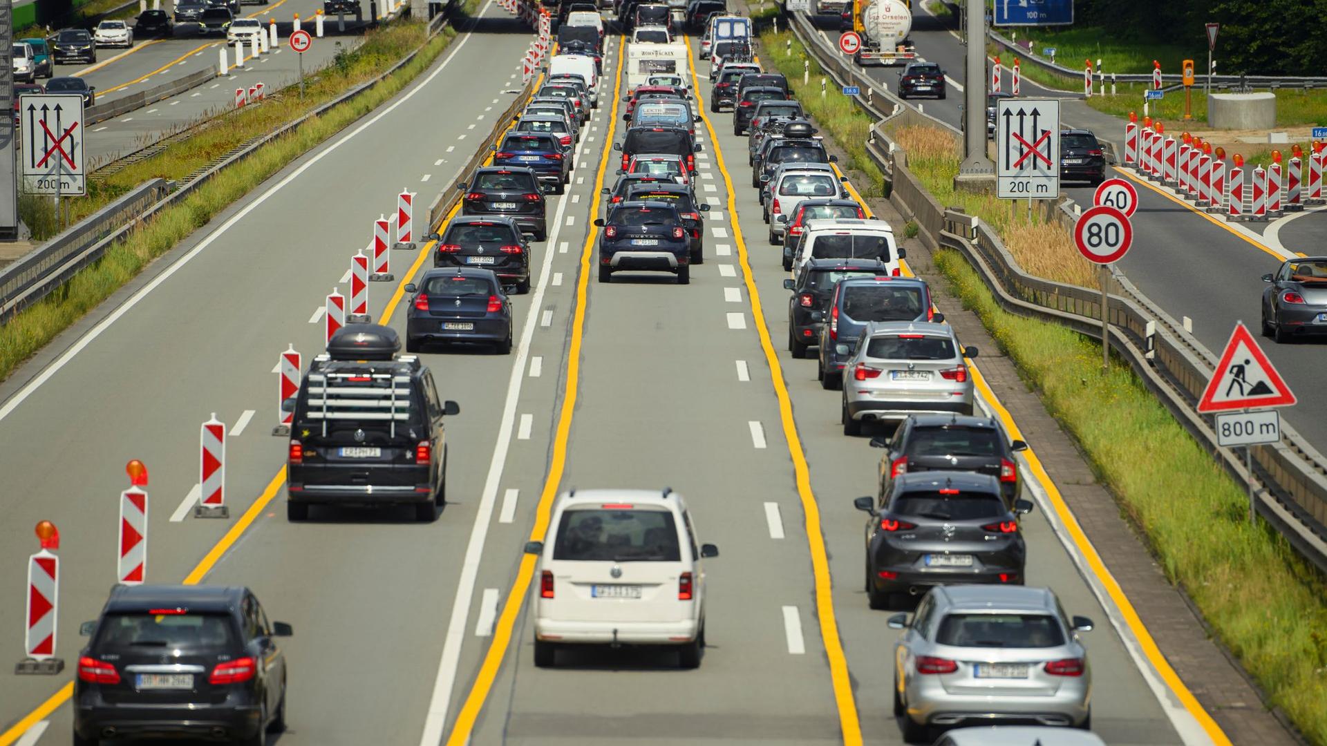 Brückenbauarbeiten: A7 bei Hamburg bis Jahresende in Richtung Süden gesperrt