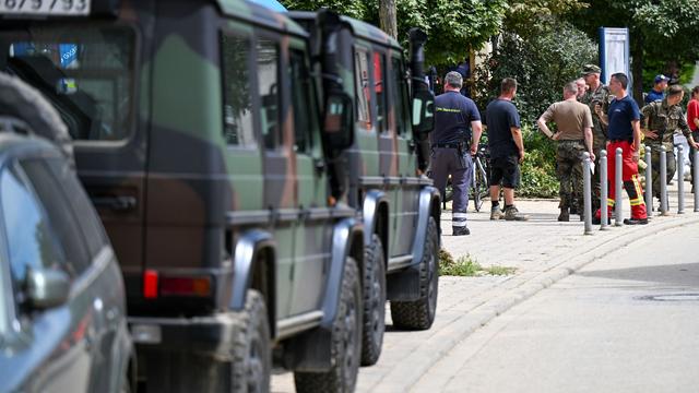 Überschwemmungen: Bundeswehr hilft beim Aufräumen nach Hochwasser in Bruchsal