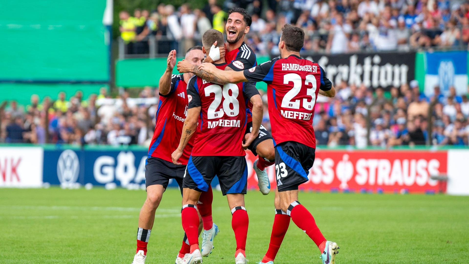 DFB-Pokal: Selke trifft: Hamburger SV in Meppen ohne Mühe