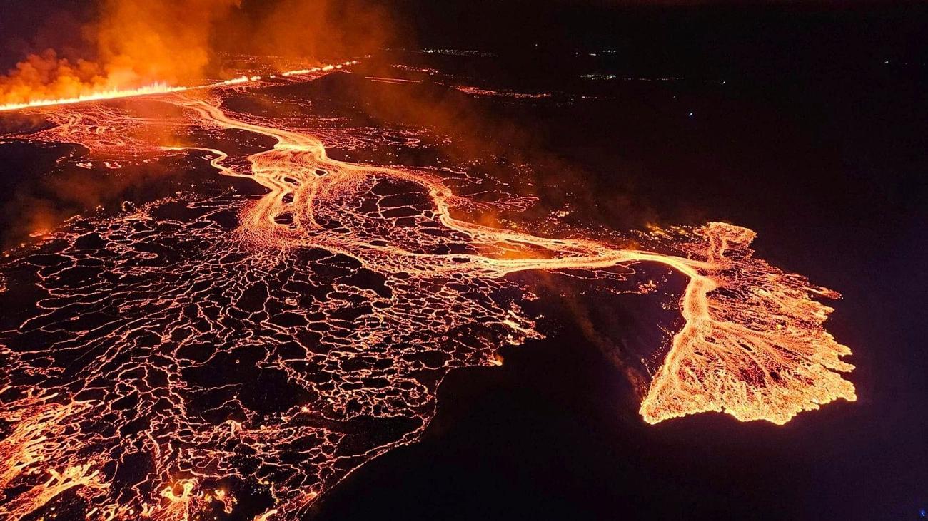 Éruption près de Reykjavik : Nouvelle éruption volcanique en Islande