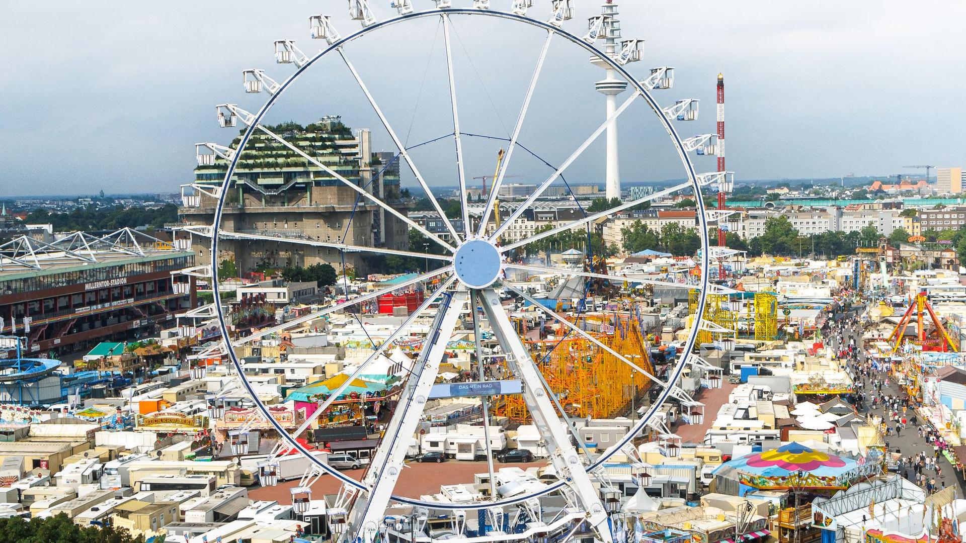 Volksfest endet: Hamburger Sommerdom zieht 1,4 Millionen Besucher an