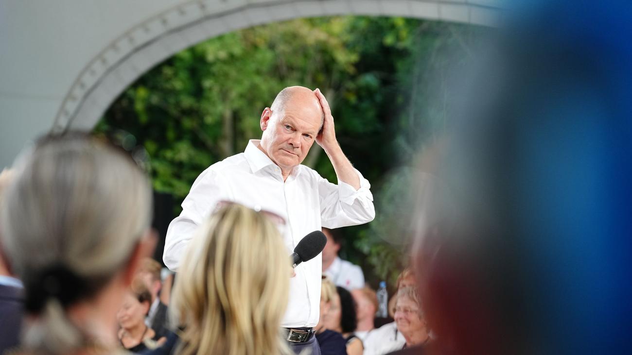 Conversation citoyenne : Scholz : Le renforcement de l’AfD “me déprime beaucoup”