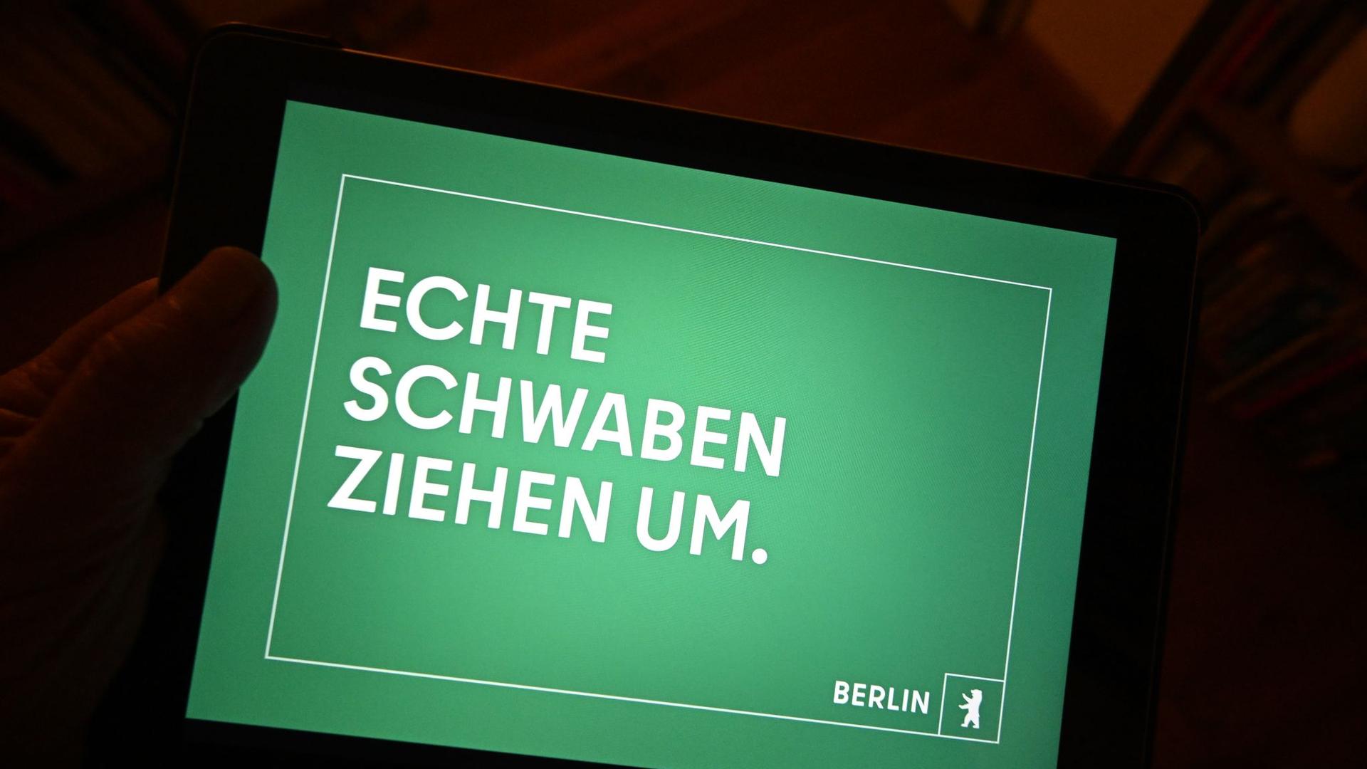 «Echte Schwaben ziehen um»: Image-Kampagne wirbt in Stuttgart für Umzug nach Berlin