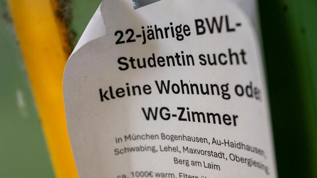 Wohnkosten für Studenten: Studie: WG-Zimmer in München erneut teurer geworden