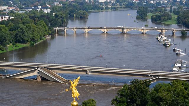 Überflutungen: Zweithöchste Hochwasser-Alarmstufe in Dresden