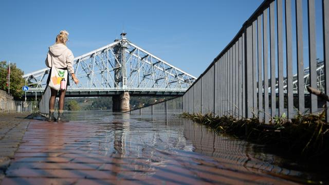 Hochwasserentwicklung: Elbe in Sachsen führt kein Hochwasser mehr
