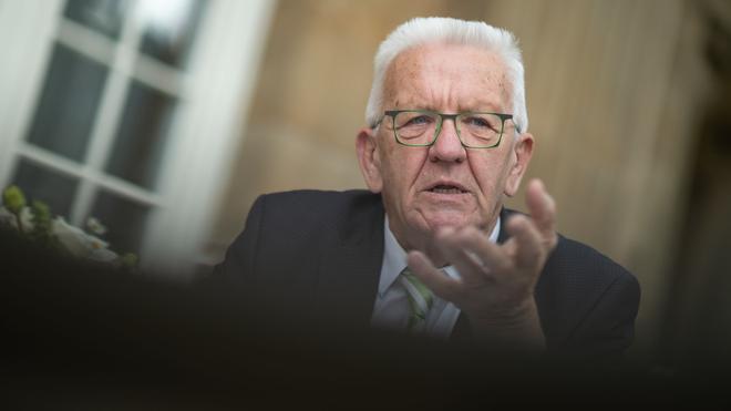 Premier: Wij hebben mooie herinneringen aan onze tijd bij de Internat: Winfried Kretschmann (Grüne). (Archiefbeeld)