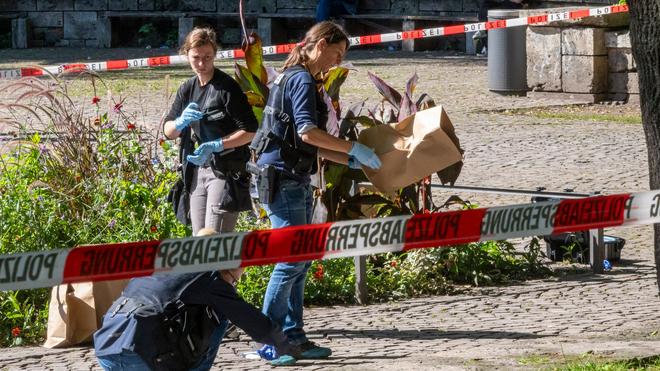 Kriminalität: Die Spurensicherung ist vor Ort.