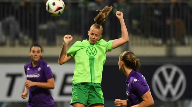 Voetbal der Frauen: Torschützin tegen Florenz: Vivien Endemann van VfL Wolfsburg.