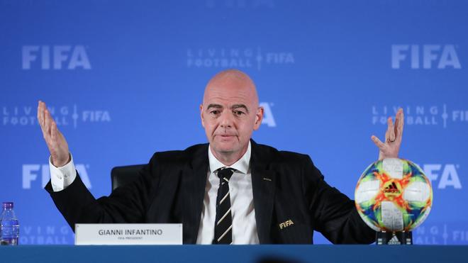 Reformiertes Turnier: Gianni Infantino is the powerful Kraft pursuer of Club-WM reform.