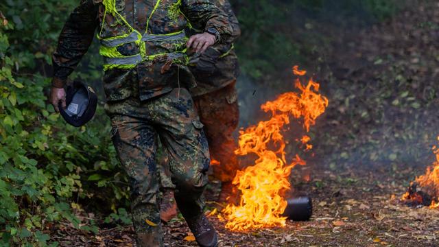 Bundeswehr: Unfall bei Bundeswehr-Übung in Düsseldorf - zwei Verletzte