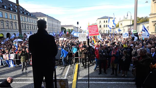 Nach Hamas-Angriff: Gedenkveranstaltung gegen Antisemitismus in München