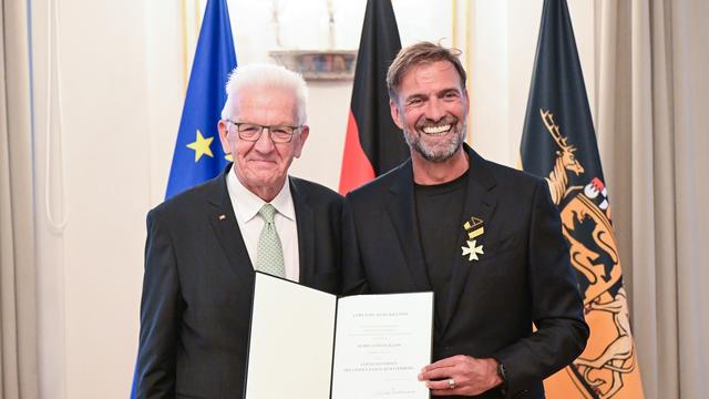 Auszeichnung: Mit Verzug: Klopp erhält Verdienstorden in Baden-Württemberg