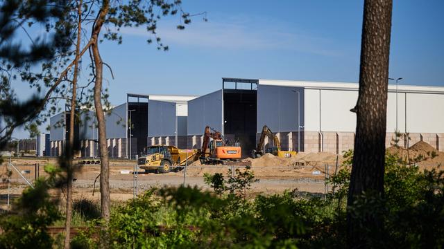 Protest gegen Tesla: Aktivisten klettern auf Bagger in der Nähe des Tesla-Werks