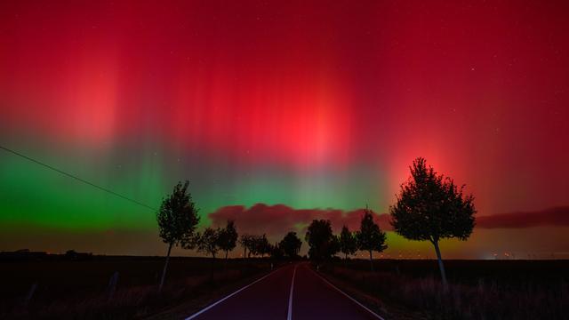 Naturschauspiel: Polarlichter über Brandenburg