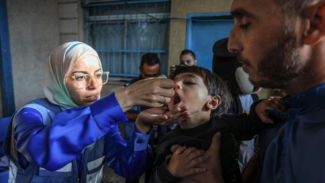 Polio: Zweite Polio-Impfrunde im Gazastreifen kommt voran