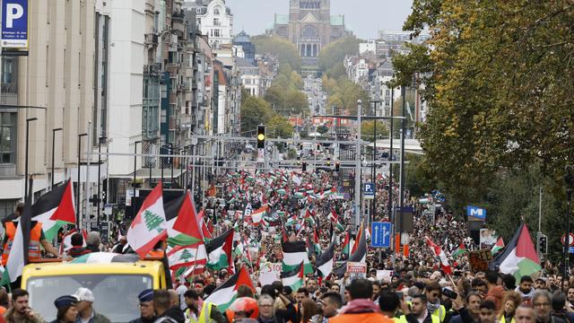 Gaza-Krieg: Über 30.000 auf Demo in Brüssel für Waffenruhe in Nahost