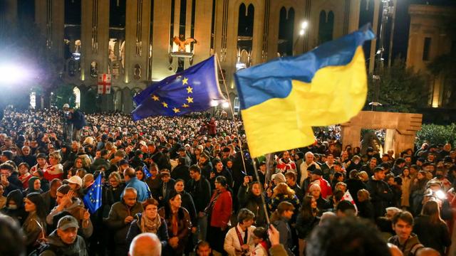 Südkaukasusrepublik: Protest in Georgien - Opposition fordert Wahlwiederholung