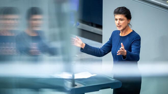 BSW: Sahra Wagenknecht schließt eine BSW-Kanzlerkandidatur nicht aus. (Archivbild)