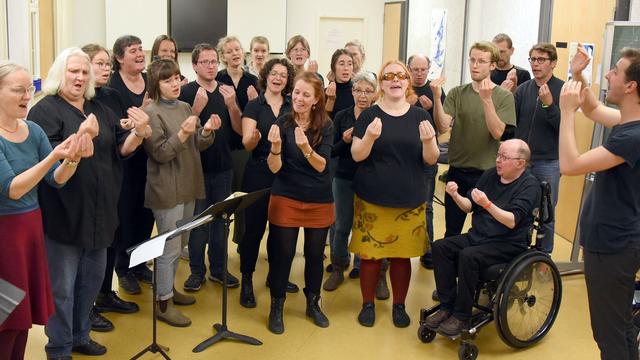 Kultur in Sachsen: Gebärdenchor bereitet sich auf Weihnachtsoratorium vor