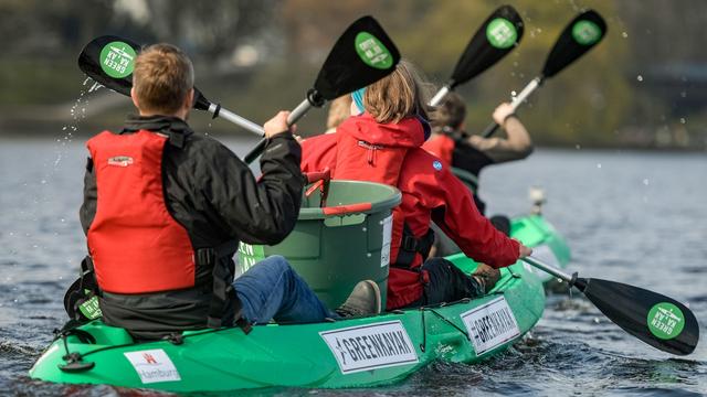 Umweltschutz: GreenKajak-Paddler sammelten 2024 weniger Müll in Hamburg