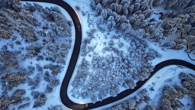 Wetter: Schnee und Kälte in Sachsen