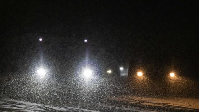 Wintereinbruch im Süden: Polizei registriert Anstieg wetterbedingter Einsätze