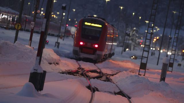 Winterwetter in Bayern: Verspätungen und Zugausfälle im Allgäu